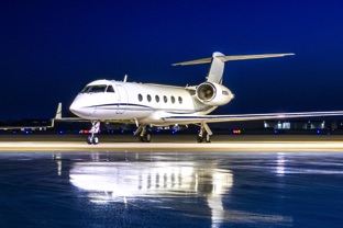 The Gulfstream IV - Dave's dream airplane to fly.
