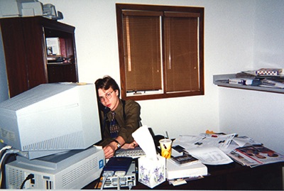 Jim Hunter in his office