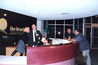 Fiber Network Solutions Lobby, Paul Christain, Hollie and others